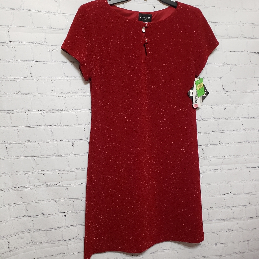 Vintage Virgo Petites Sz 6P Union Made Dress NWT - Picture 4 of 14